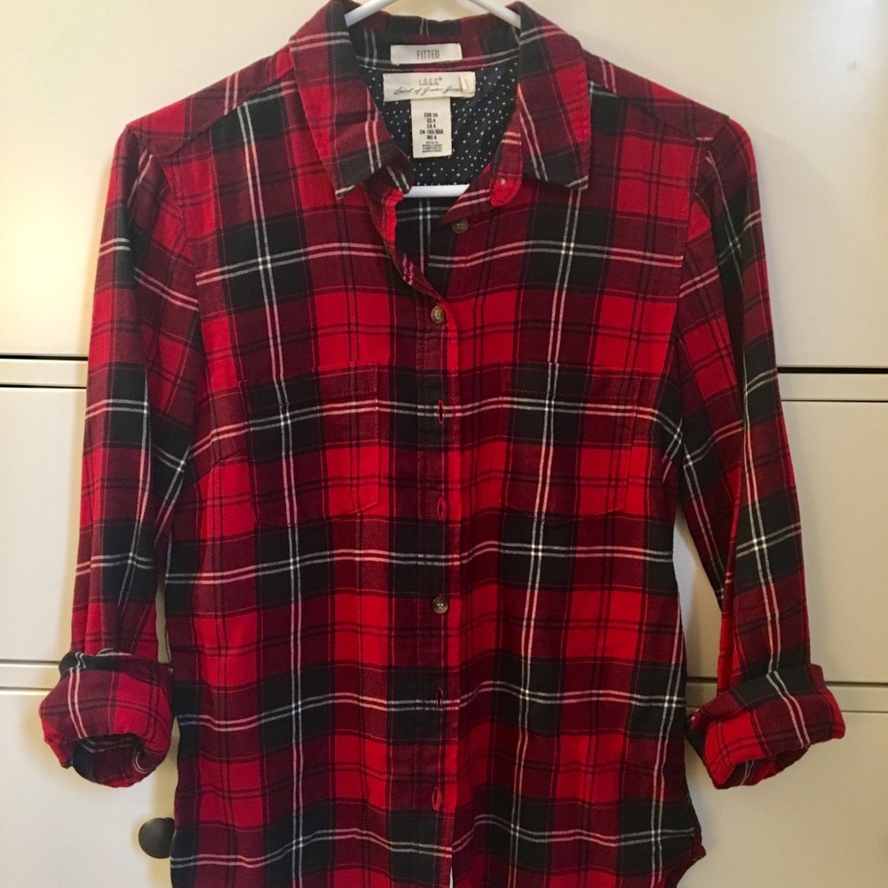 Plaid H&M long sleeve shirt